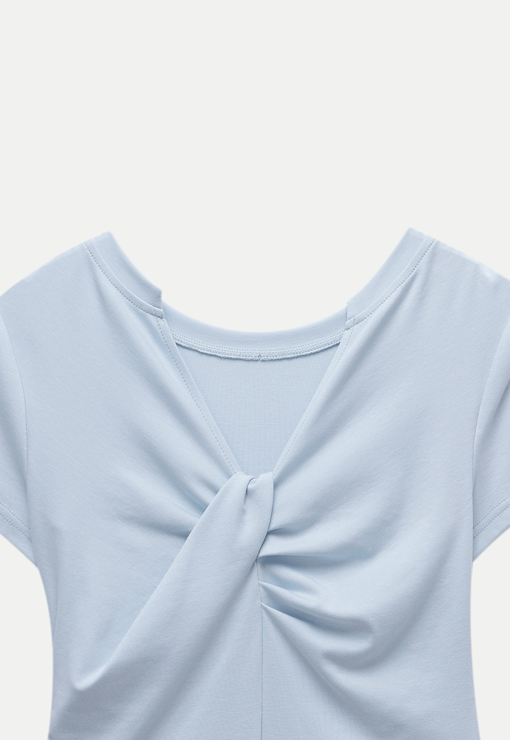 Women’s Ruched Twist Front Tee
