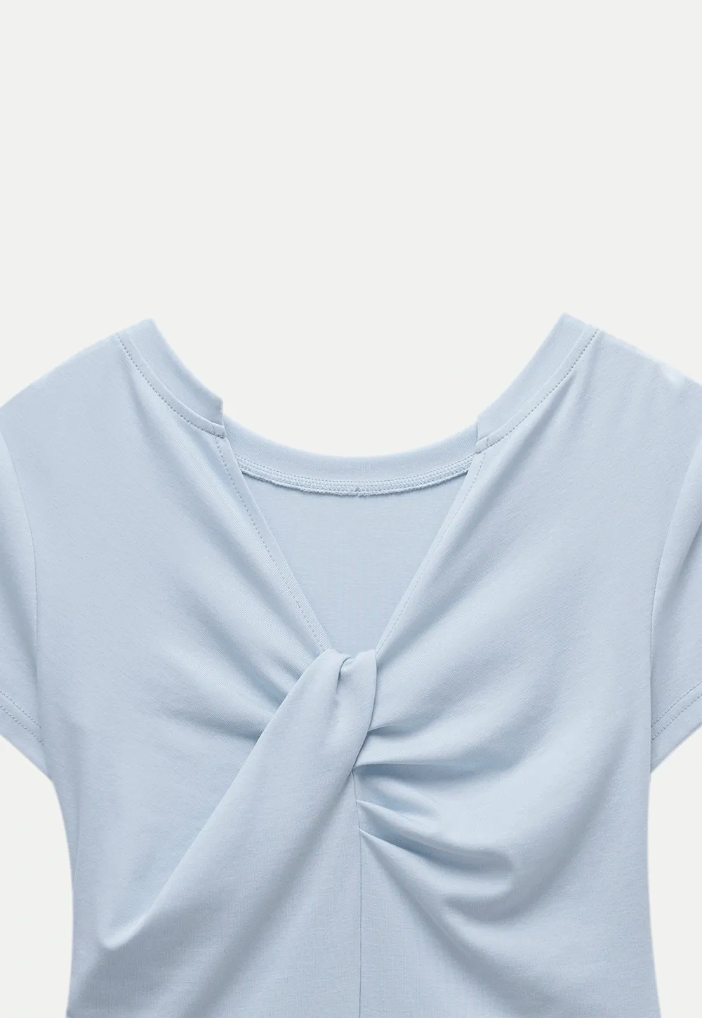 Women’s Ruched Twist Front Tee