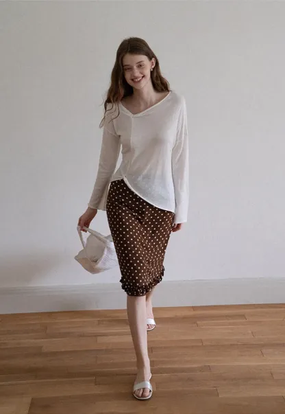 Women Twist‑Hem Knit Top