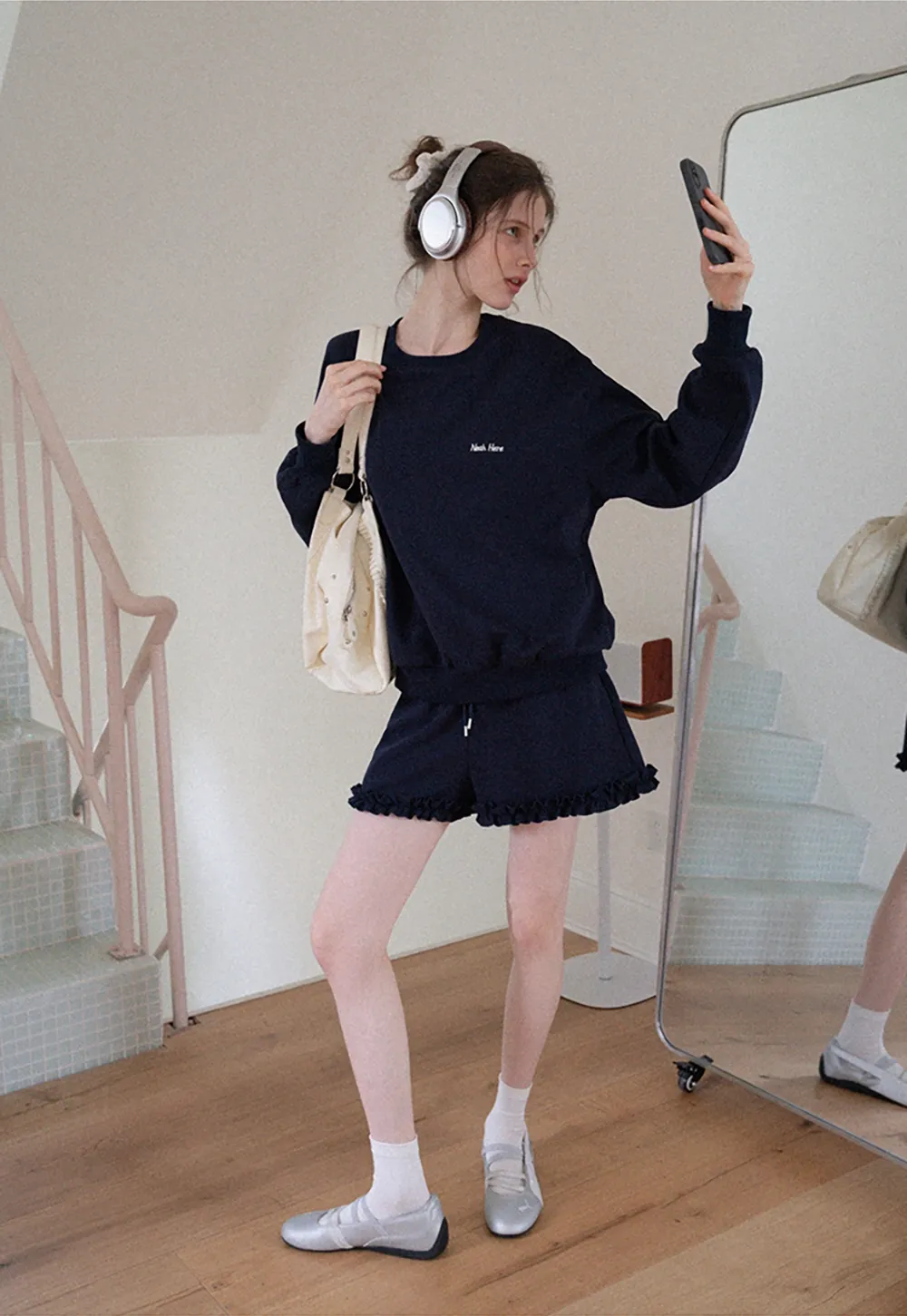 Frill Hem Lounge Set