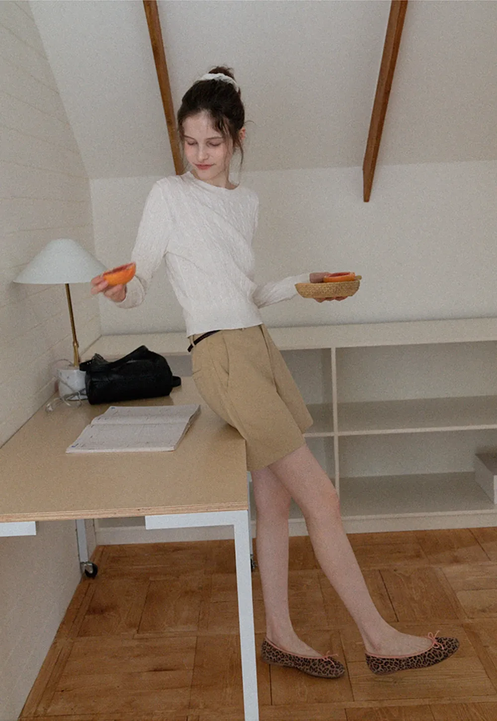 Women's High Waist Tailored Shorts