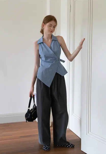 Women’s Striped Sleeveless Shirt