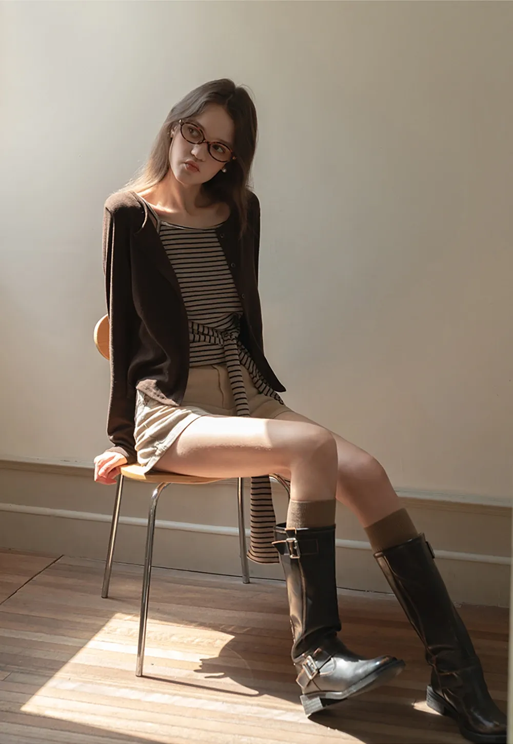 Vintage Belted Corduroy Shorts