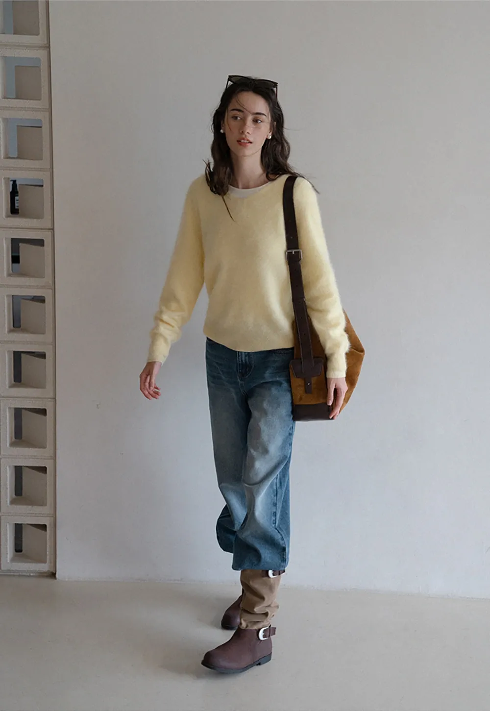 Cozy V-Neck Long Sleeve Sweater