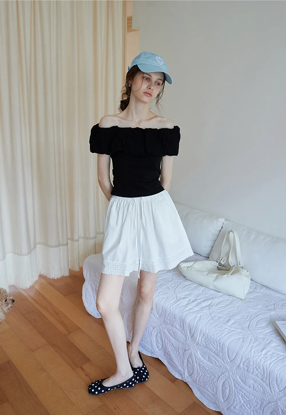 Women’s Off Shoulder Puff Sleeve Top
