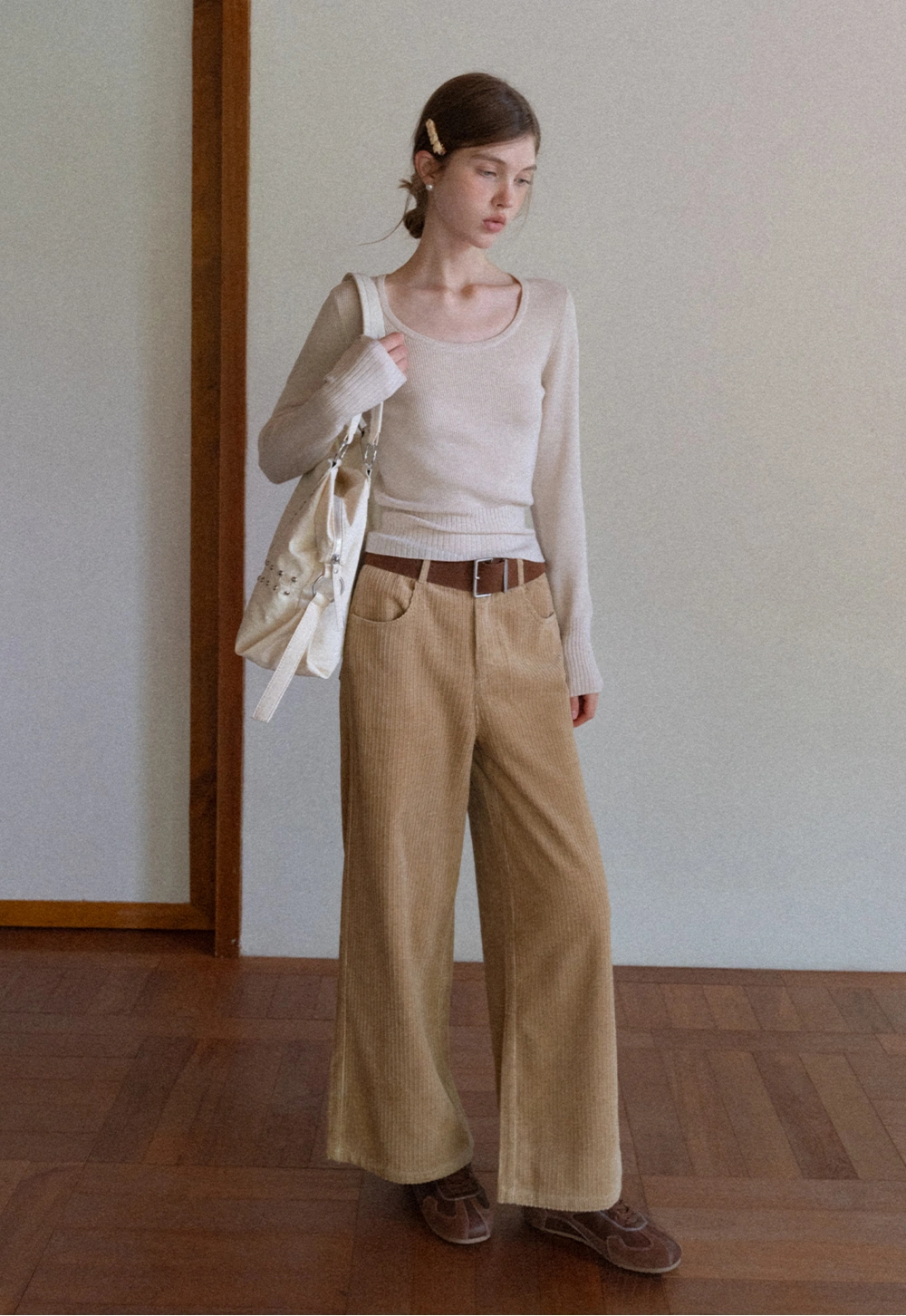 Basic Round Neck Slim Fit Sweater