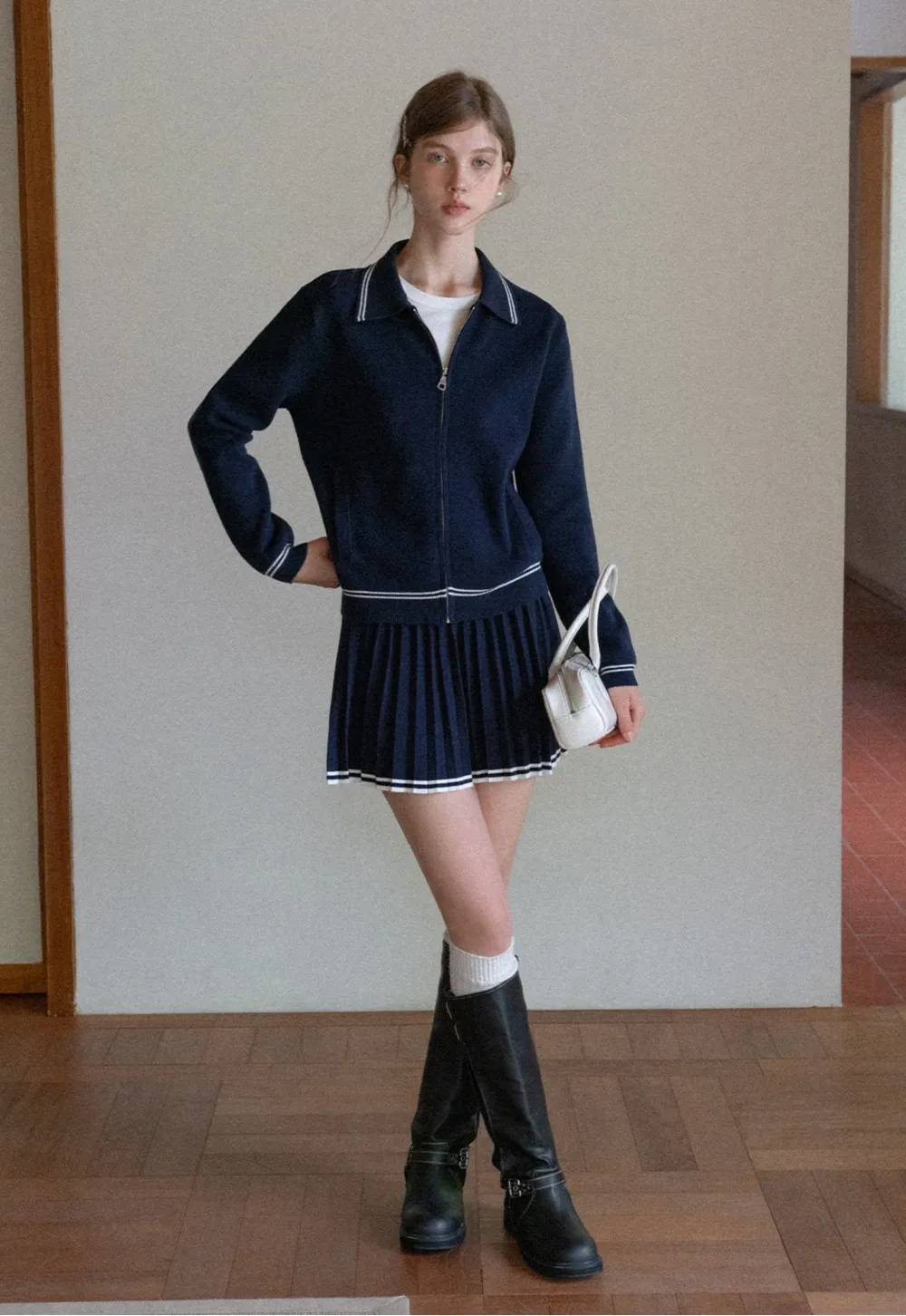 Fall Winter School Uniform Inspired Outfit Set