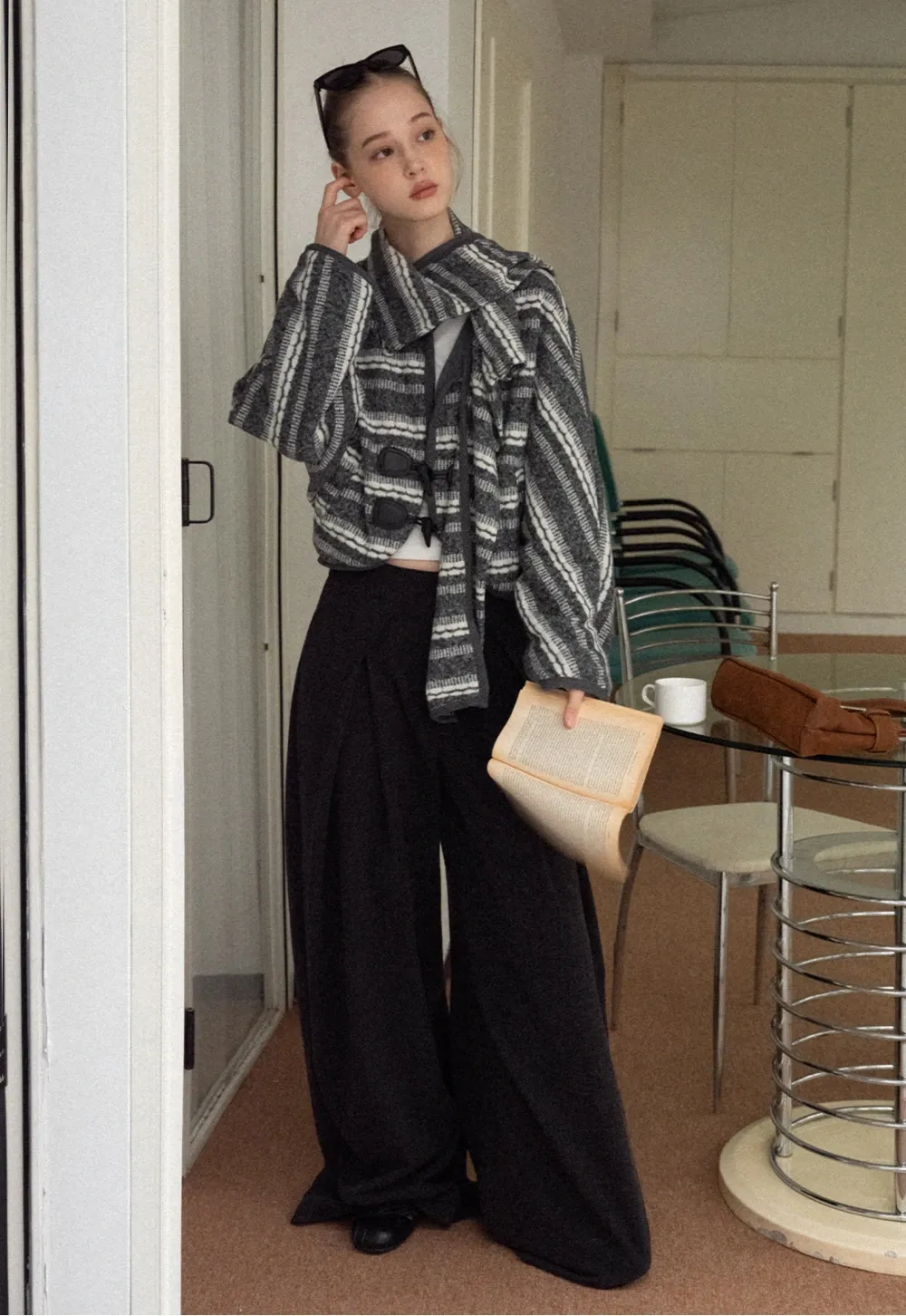 Retro Stripe Fleece Jacket