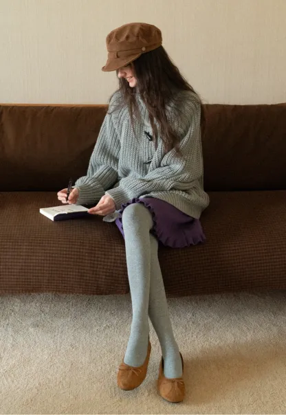 Oversized Thick Knit Sweater Cardigan for Women Winter