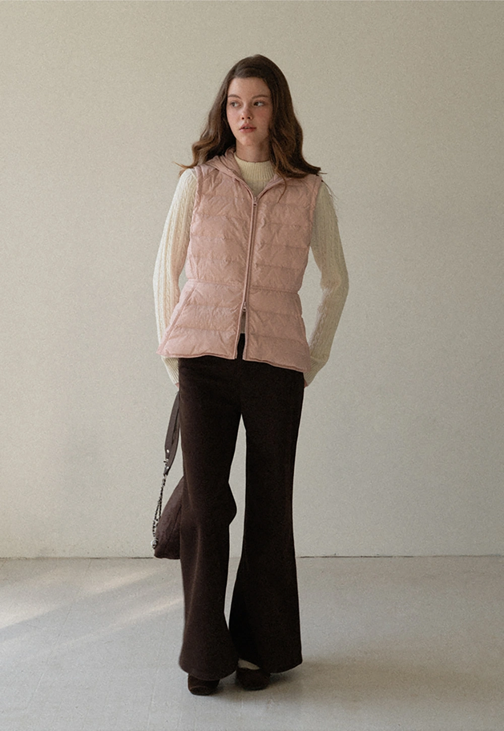 Soft Cotton Wide-Leg Pants with Button Detail