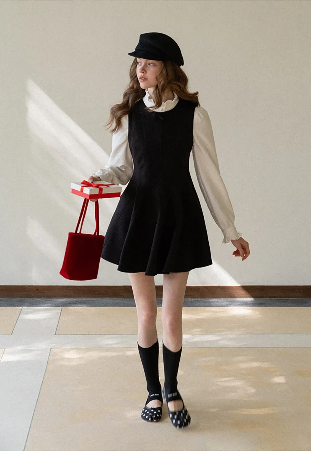 A-Line Dress with Bow Detail