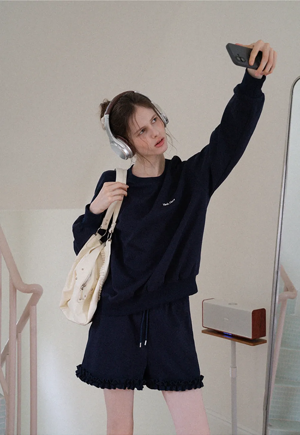 Frill Hem Lounge Set