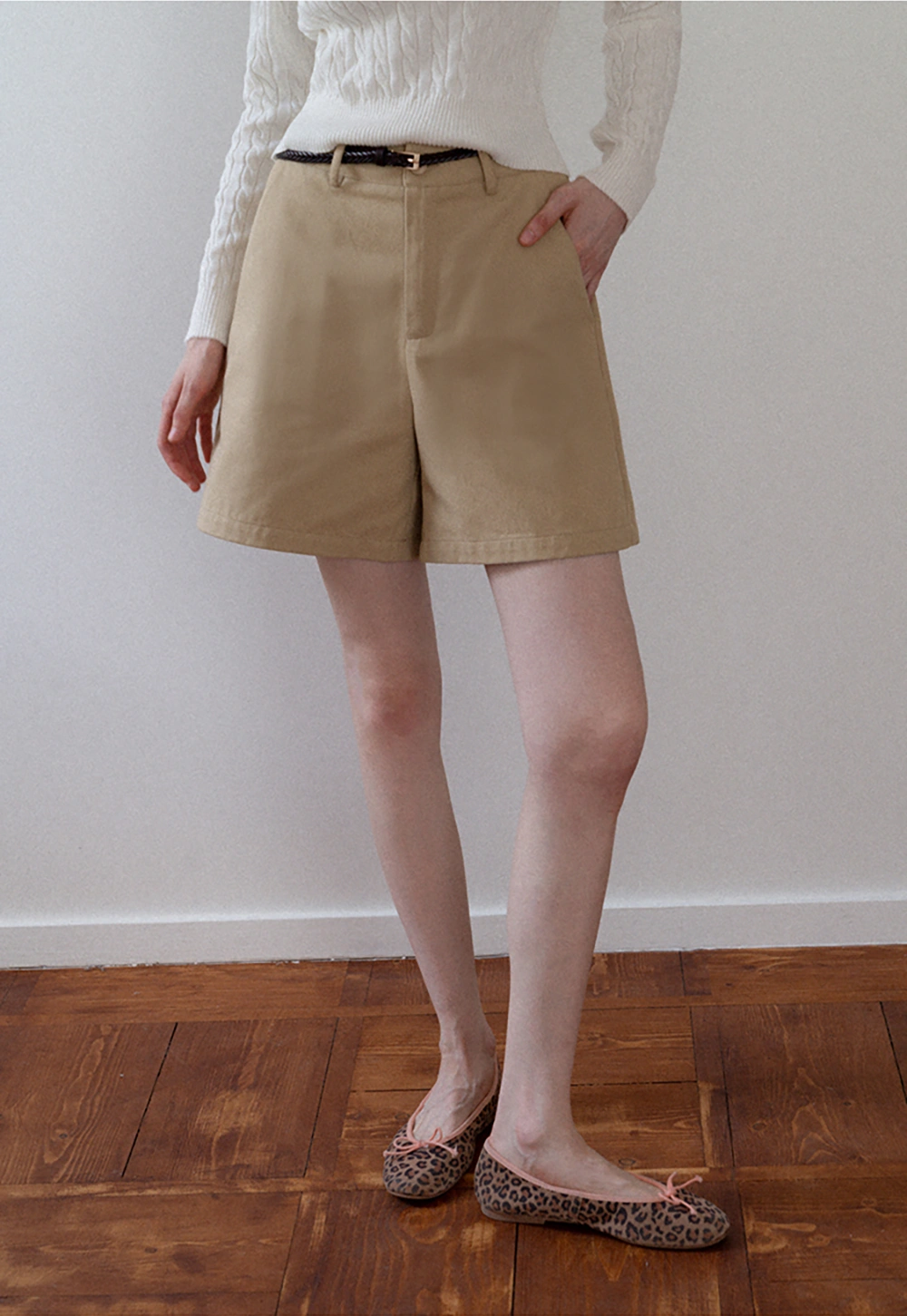 Women's High Waist Tailored Shorts