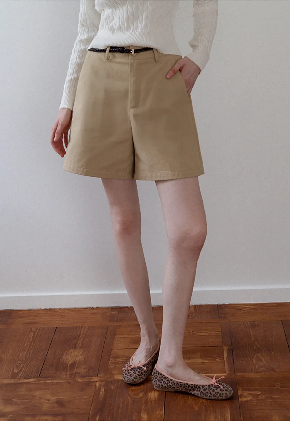 Women's High Waist Tailored Shorts