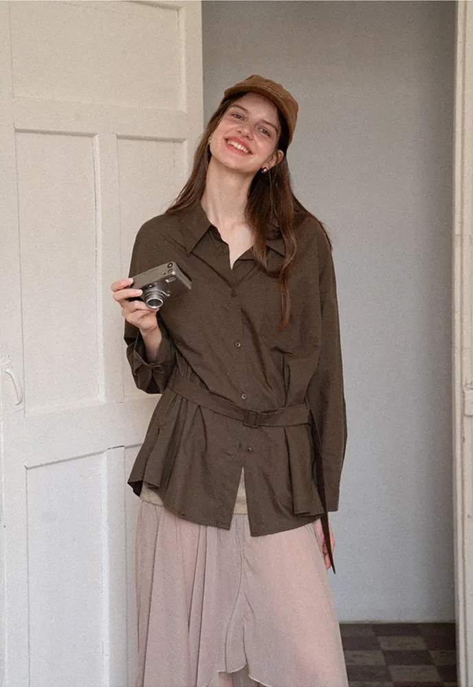 Belted Utility Shirt