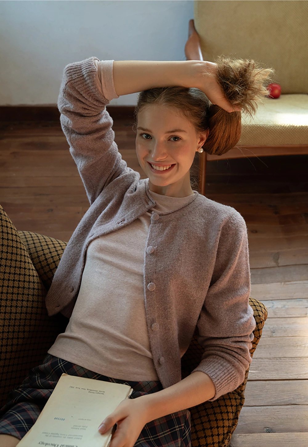 Button Front Knit Sweater Cardigan