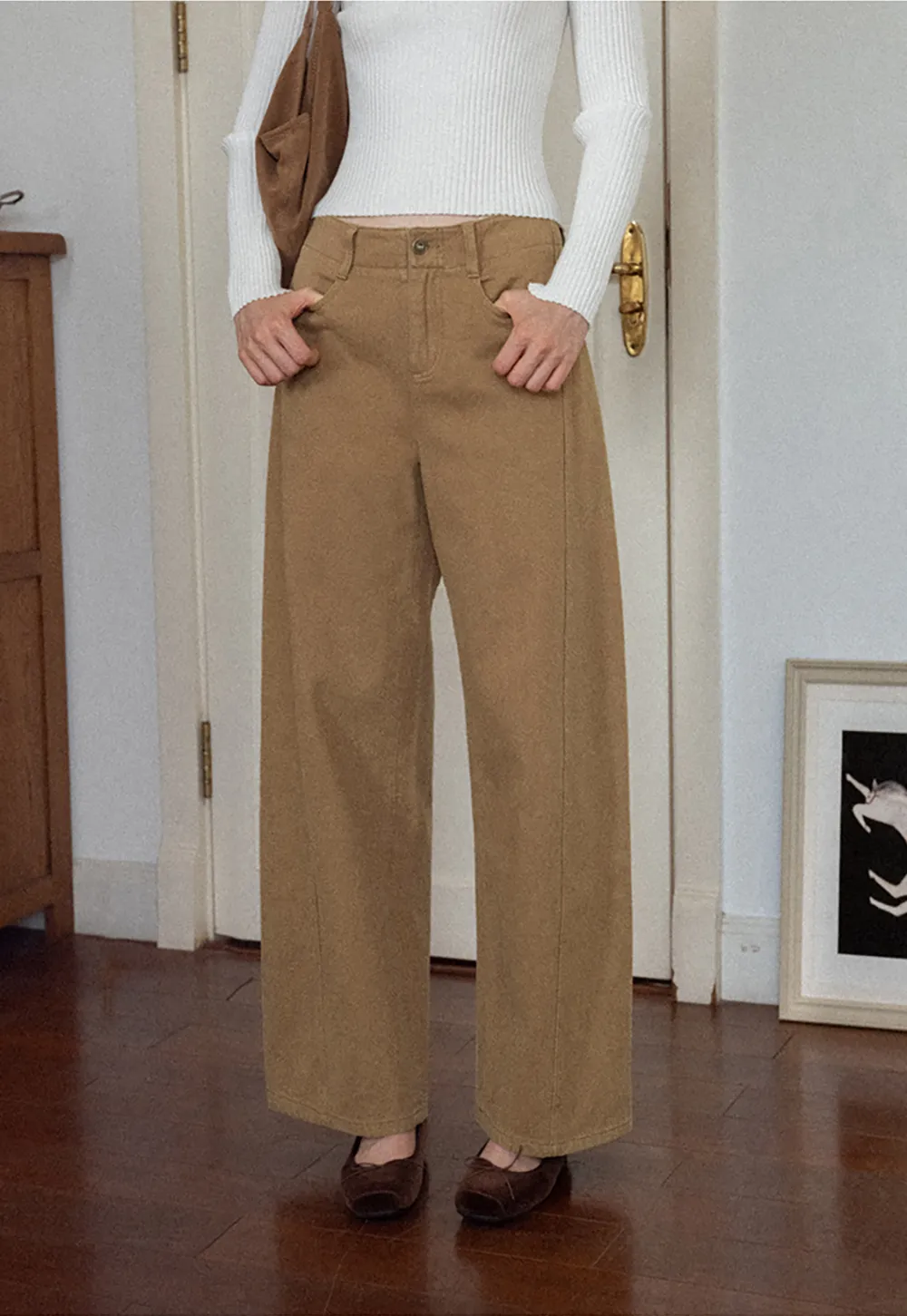 High Waist Wide Leg Pants