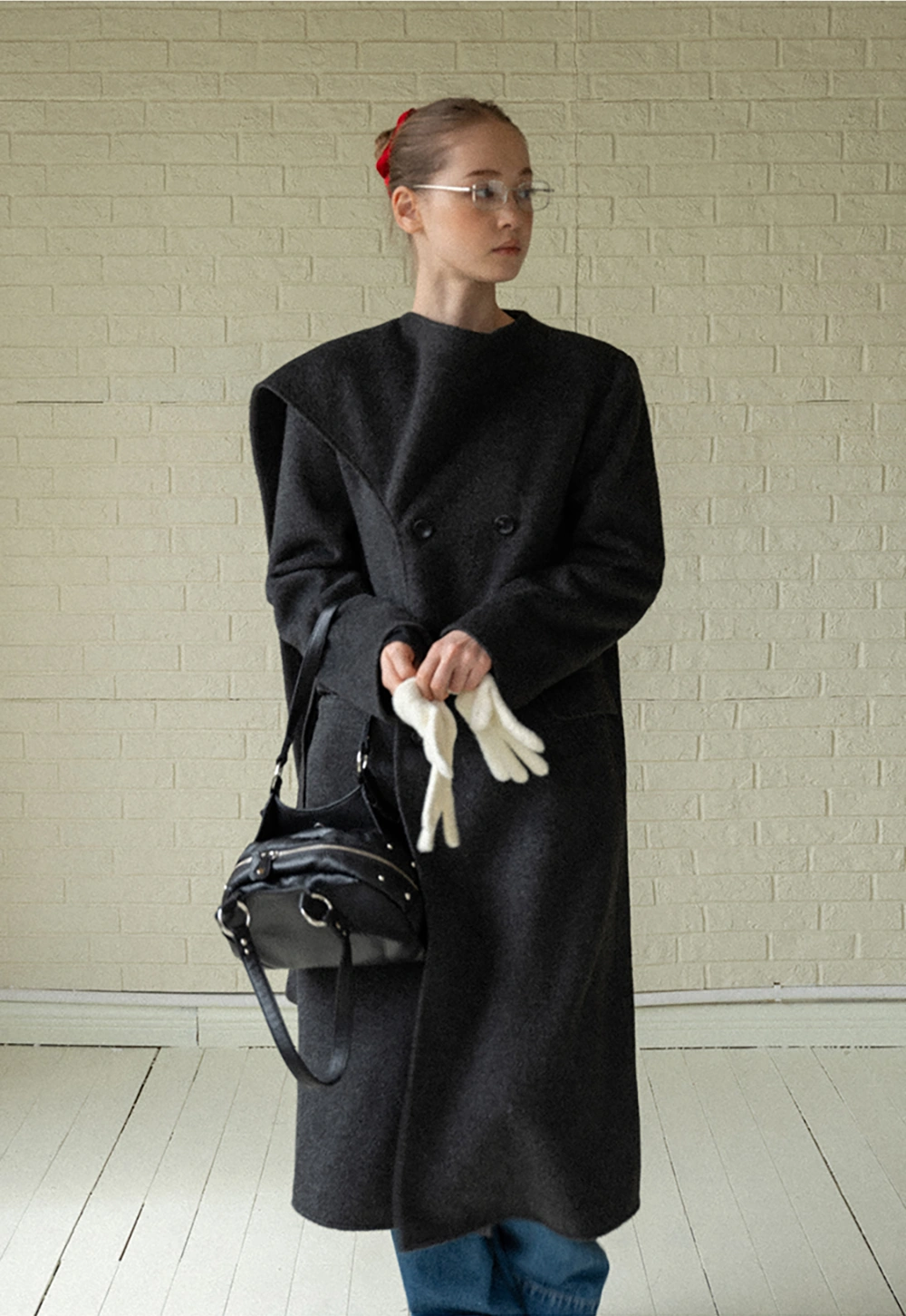 Classic Wool Long Coat for Women 