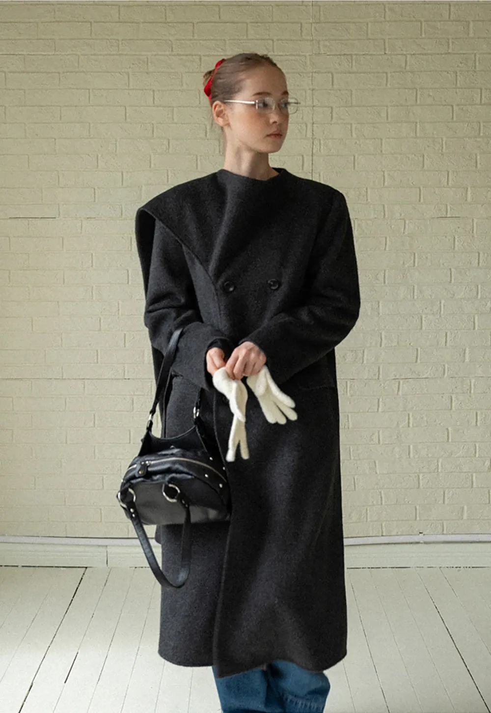 Classic Wool Long Coat for Women 