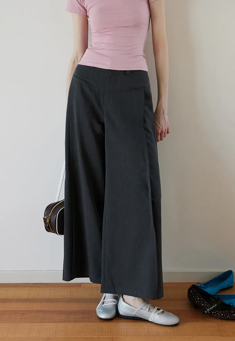 Wide Leg Tailored Pants