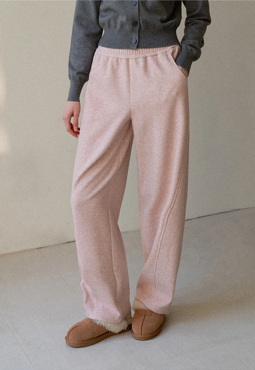 Women Fleece-Lined Slimming Casual Pants