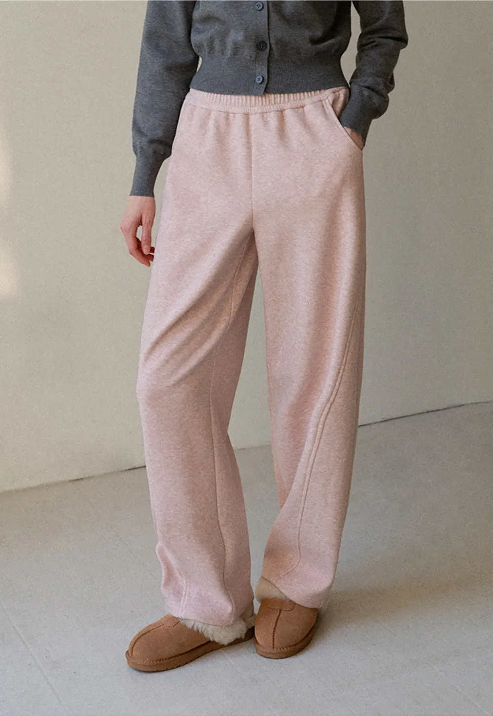 Women Fleece-Lined Slimming Casual Pants