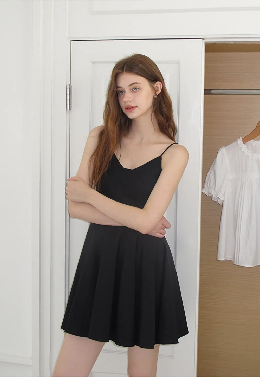 Spaghetti Strap A-Line Mini Dress