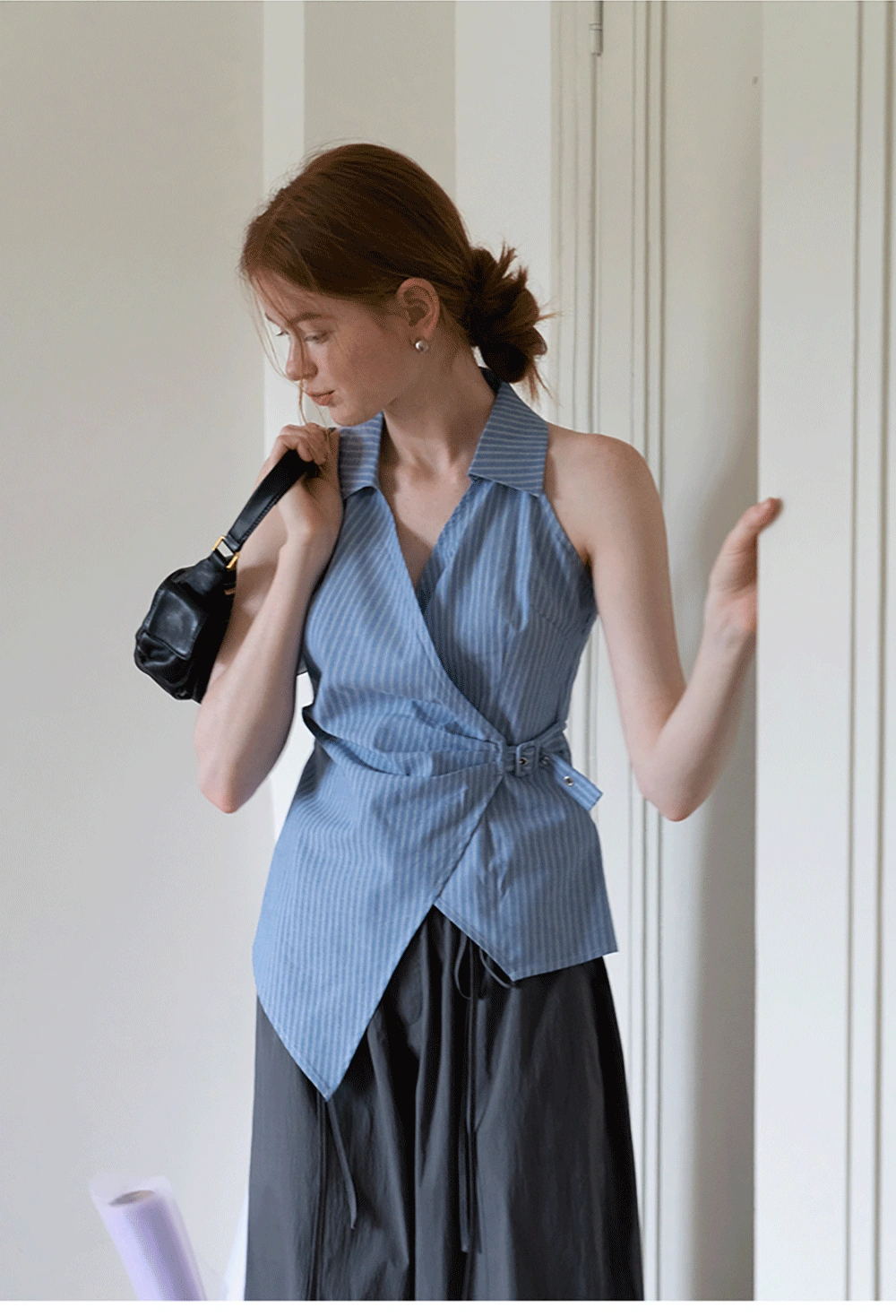 Women’s Striped Sleeveless Shirt