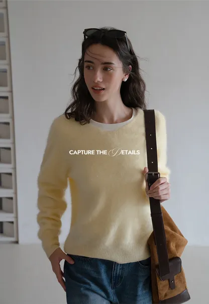 Cozy V-Neck Long Sleeve Sweater