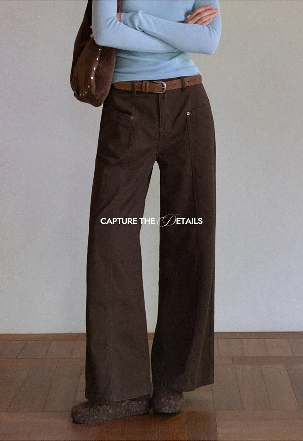 High-Waist Wide-Leg Utility Pants