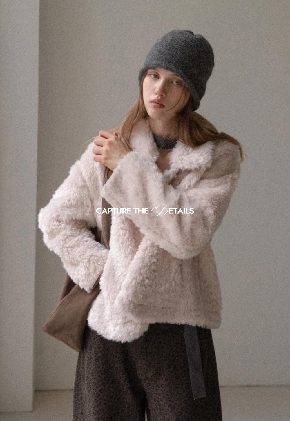 Women Faux Shearling Jacket Short Teddy Coat Winter
