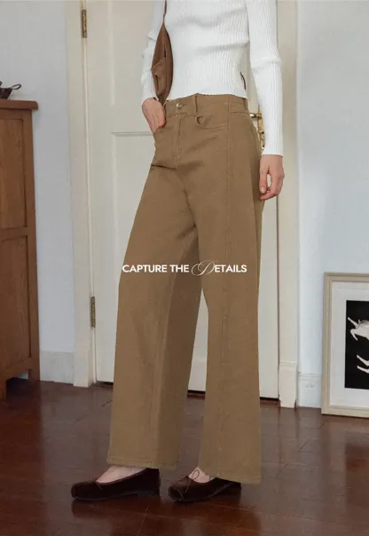 High Waist Wide Leg Pants