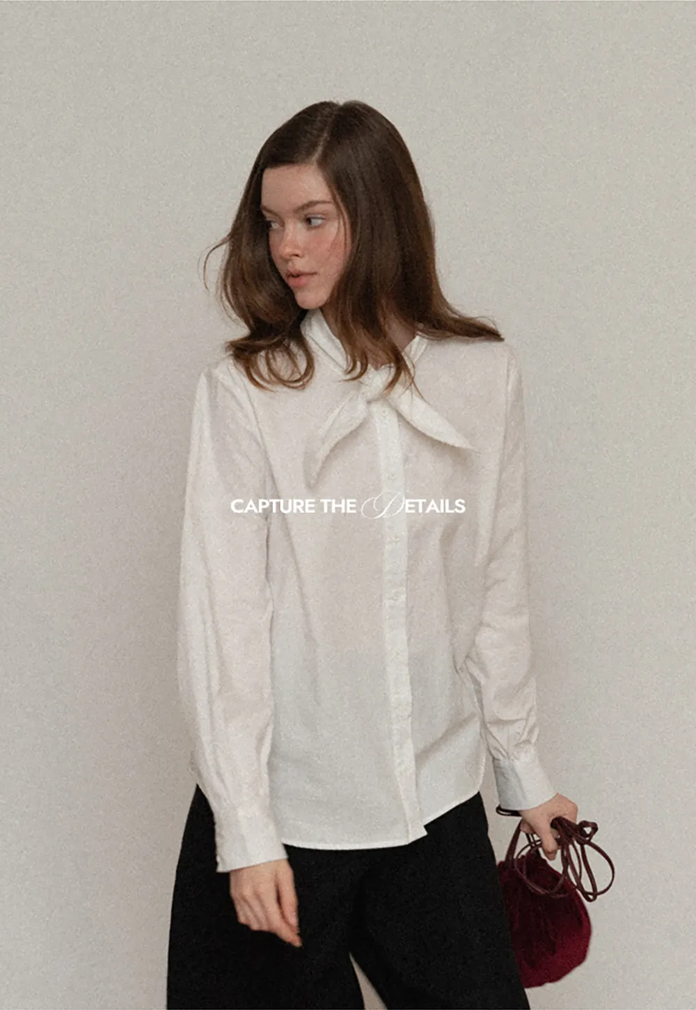 Oversized Peter Pan Collar Blouse