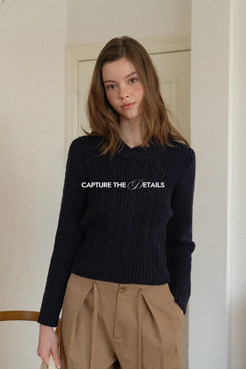 Cozy Ribbed Cable Knit Sweater