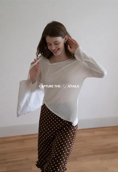 Women Twist‑Hem Knit Top