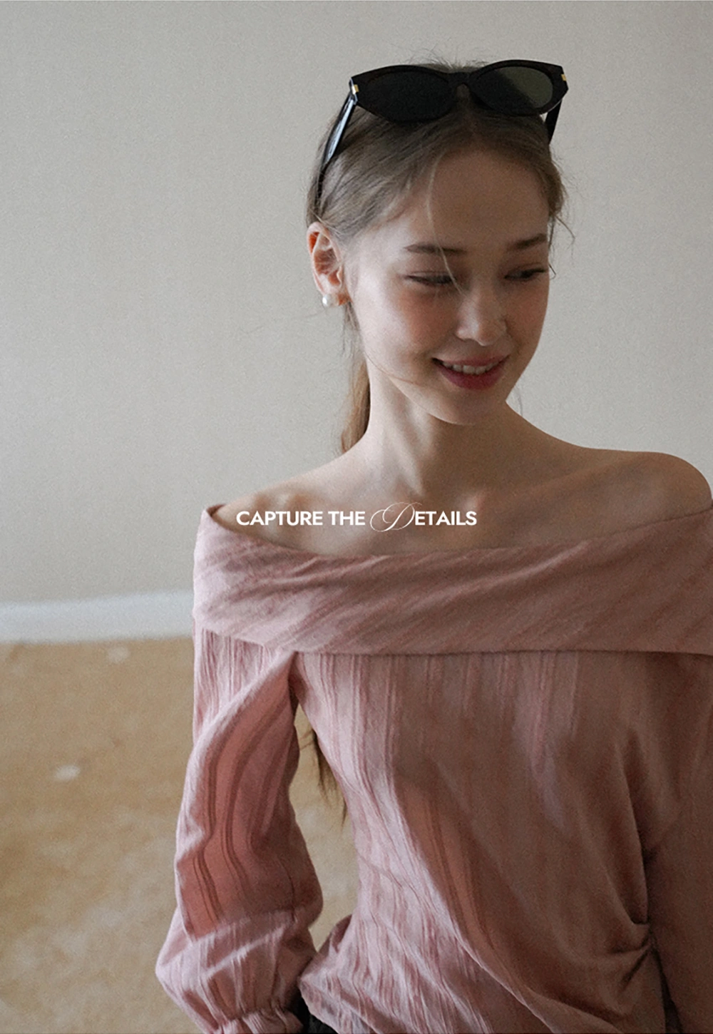 Womens Off Shoulder Tie Side Blouse