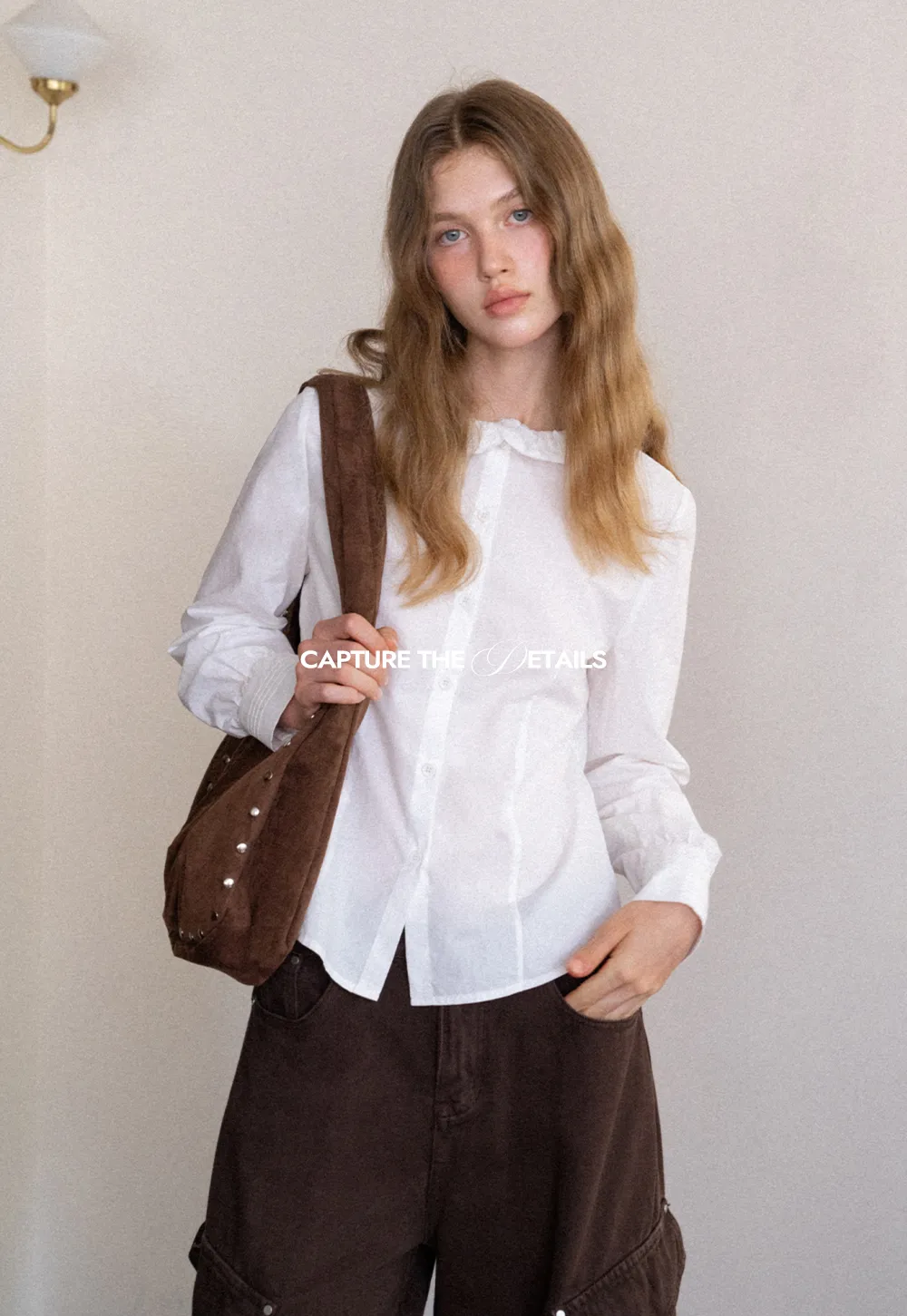 Ruffle Collar Blouse