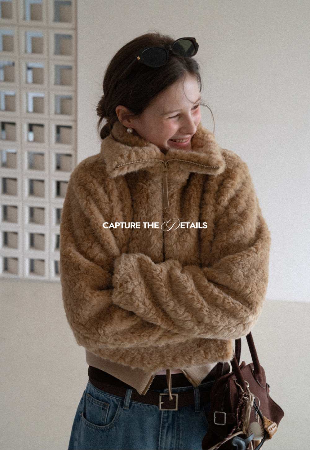 Fuzzy Textured Short Jacket 