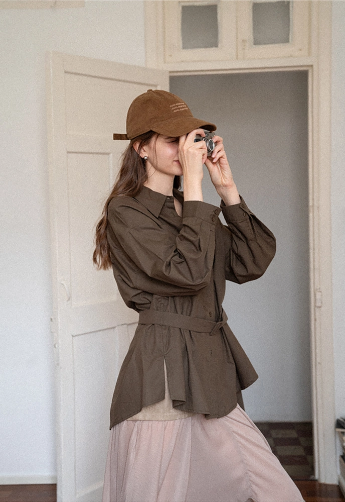 Belted Utility Shirt