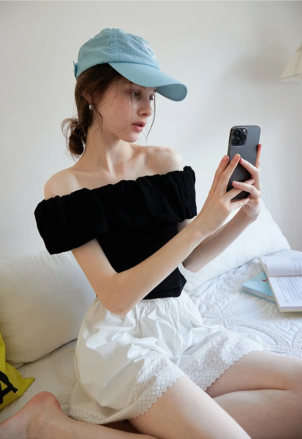 Women’s Off Shoulder Puff Sleeve Top