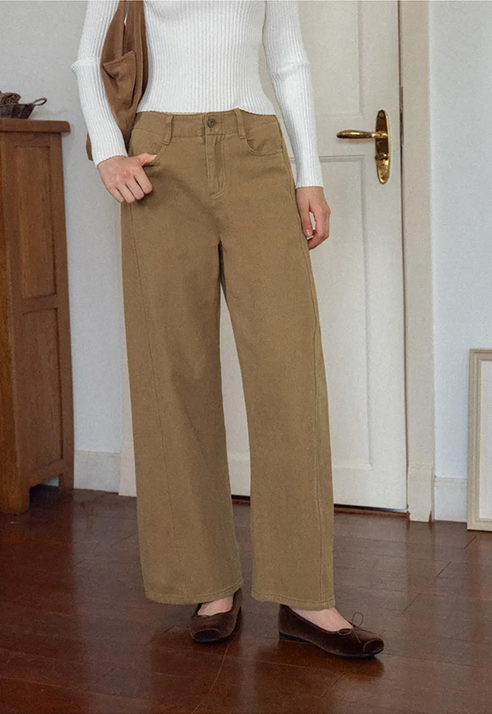 High Waist Wide Leg Pants