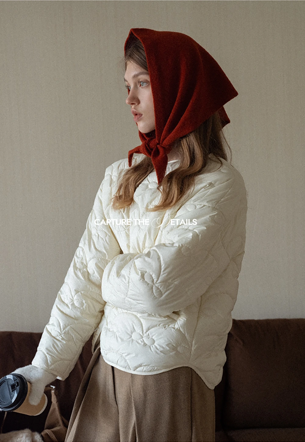 Triangle Versatile Knit Scarf and Shawl