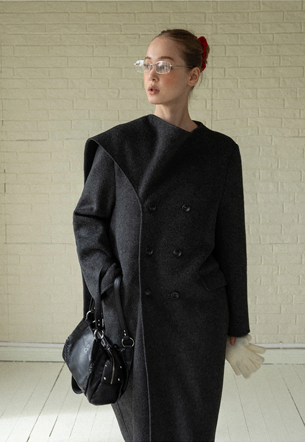Classic Wool Long Coat for Women 