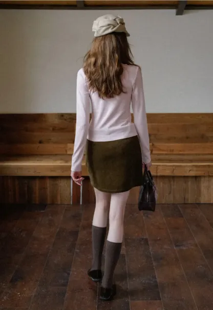 Structured Wool Blend Newsboy Cap