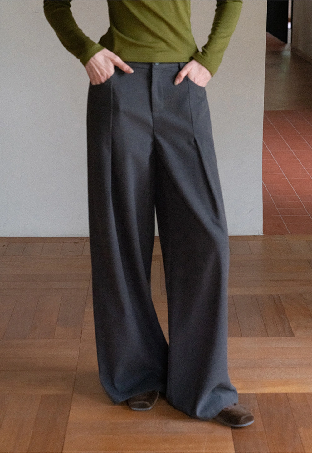 Elegant Wide Leg Trousers for Women Office Wear