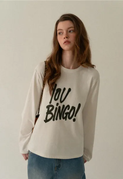 Women Statement Long Sleeve Tee