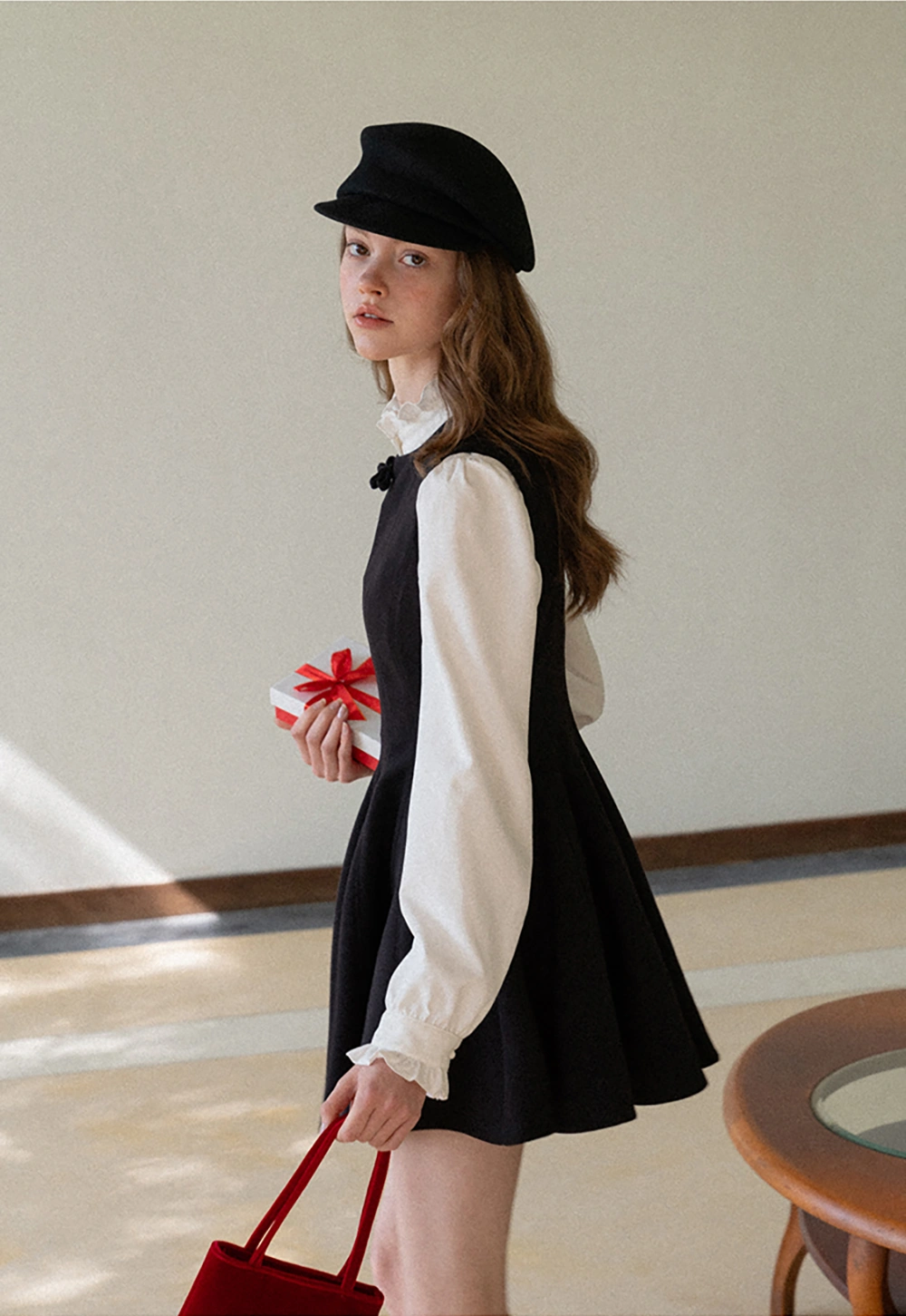 A-Line Dress with Bow Detail