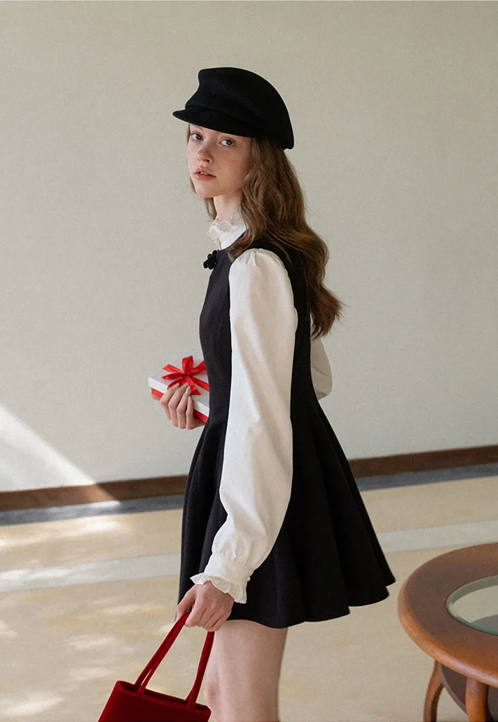 A-Line Dress with Bow Detail