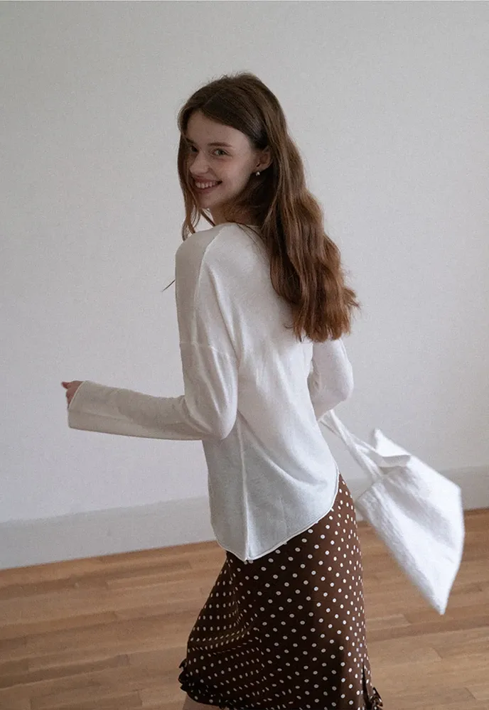 Women Twist‑Hem Knit Top
