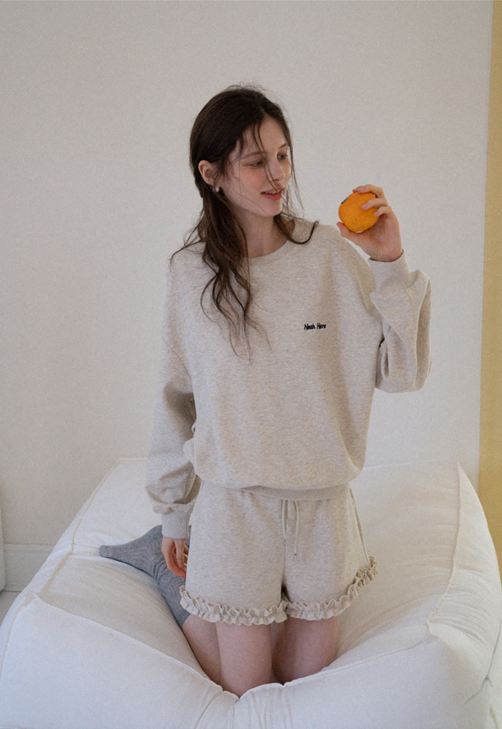 Frill Hem Lounge Set